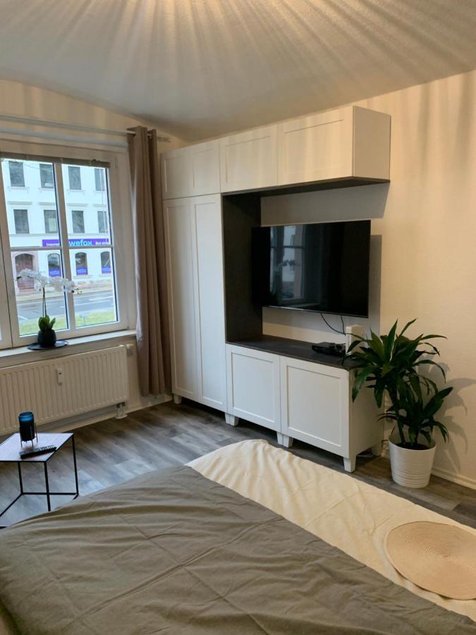 40 Qm Appartment Parkplatz, Balkon,Netflix, Prime Chemnitz Extérieur photo